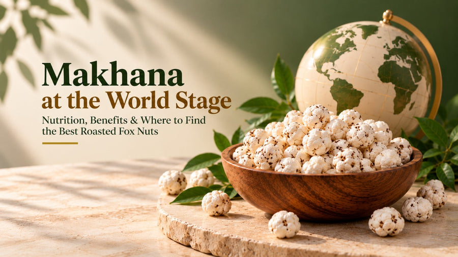 Makhana at the World Stage Nutrition, Benefits; Where to Find the Best Roasted Fox Nuts