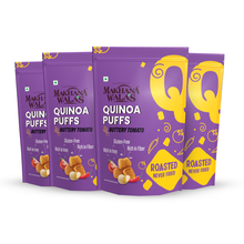 Butter Tomato Quinoa Puffs by Makhanawalas packs
