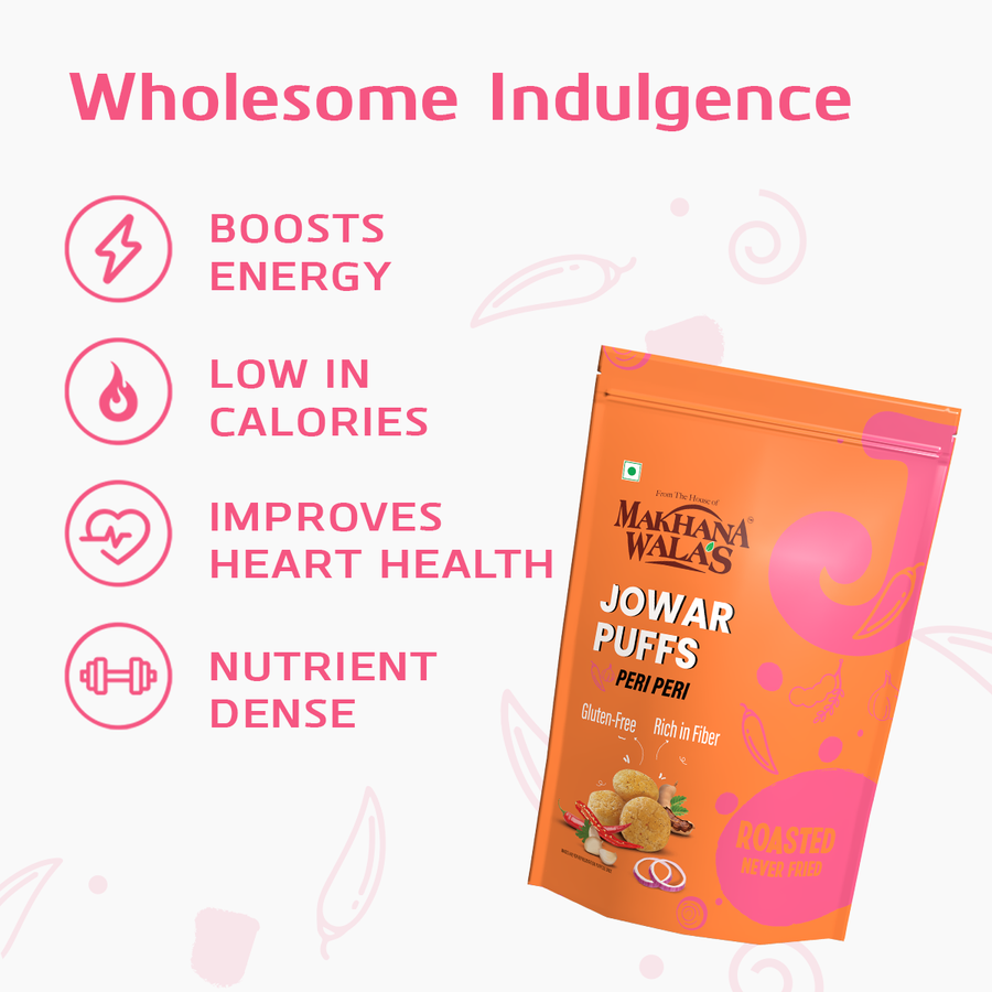 Jowar Puffs- Peri Peri