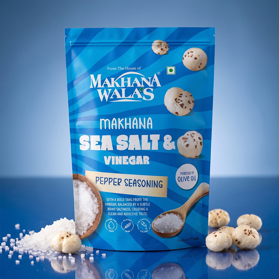 Makhanawalas Sea Salt & Vinegar Roasted Makhana