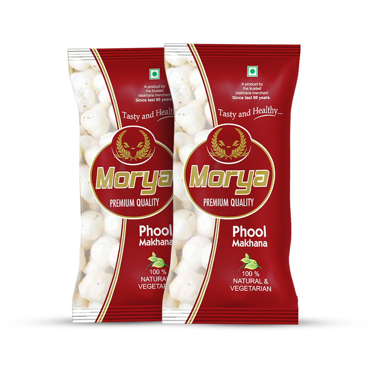 Morya Phool Makhana 100g pack by Makhanawalas