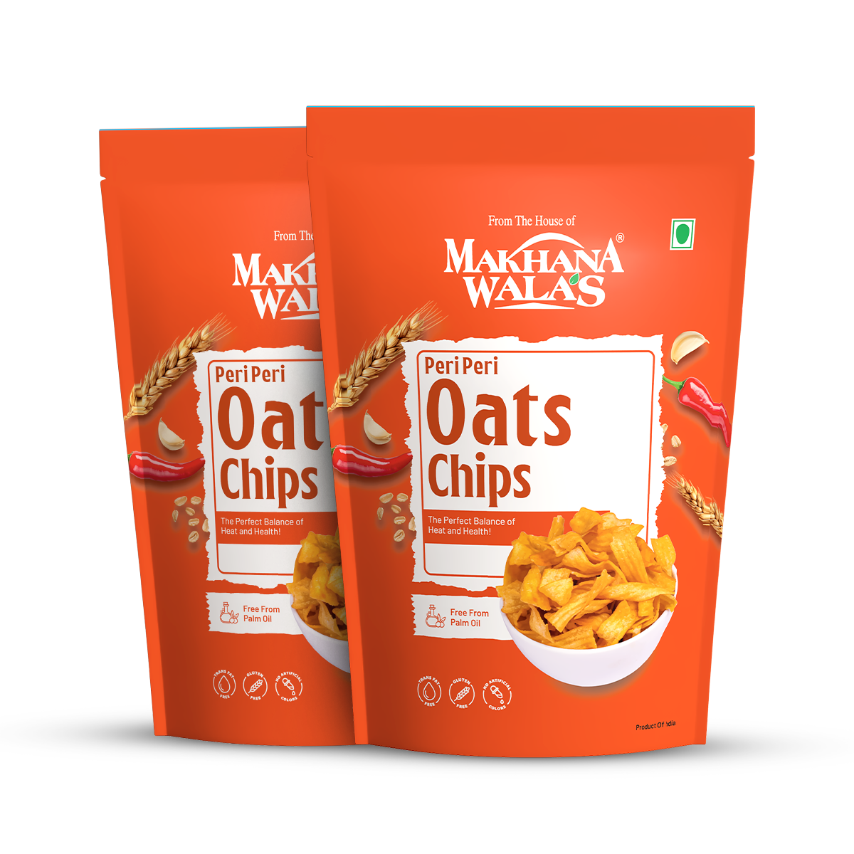 Peri Peri Oats Chips by Makhanawalas