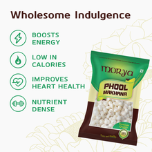 Premium plain phool makhana fox nuts from Mithila Bihar